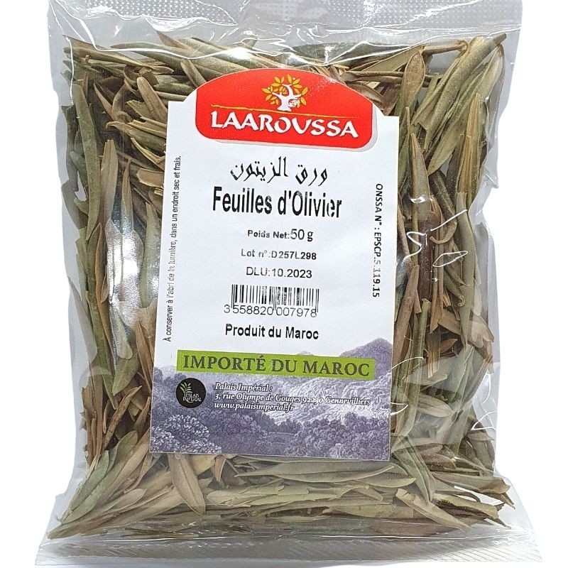 FEUILLE D'OLIVIER 50G LAAROUSSA